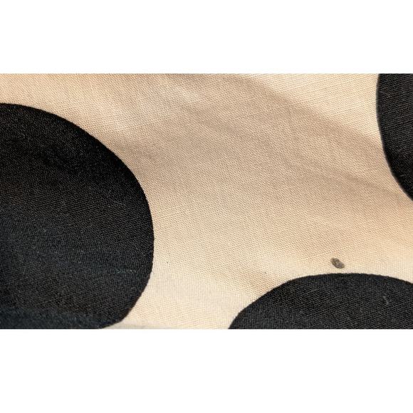 Jolie Moi Cream Black Polka Dot Fit and Flare Tie Back Dress Womens Sz 12 - Picture 7 of 11